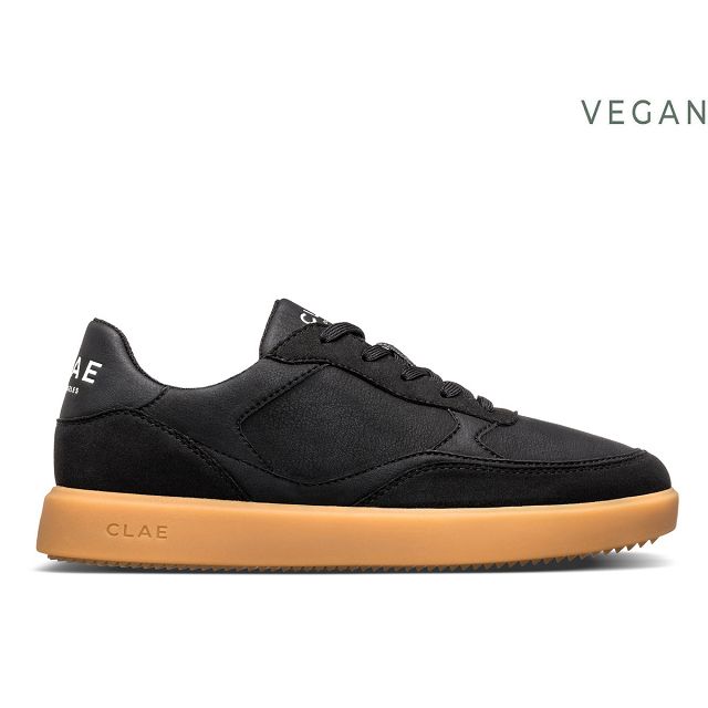 CLAE AUSTIN VEGAN Shoes Womens USA409-P65 In Black Vegan Light Gum